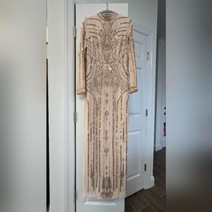 Asos Blush Pink Sequin Gown